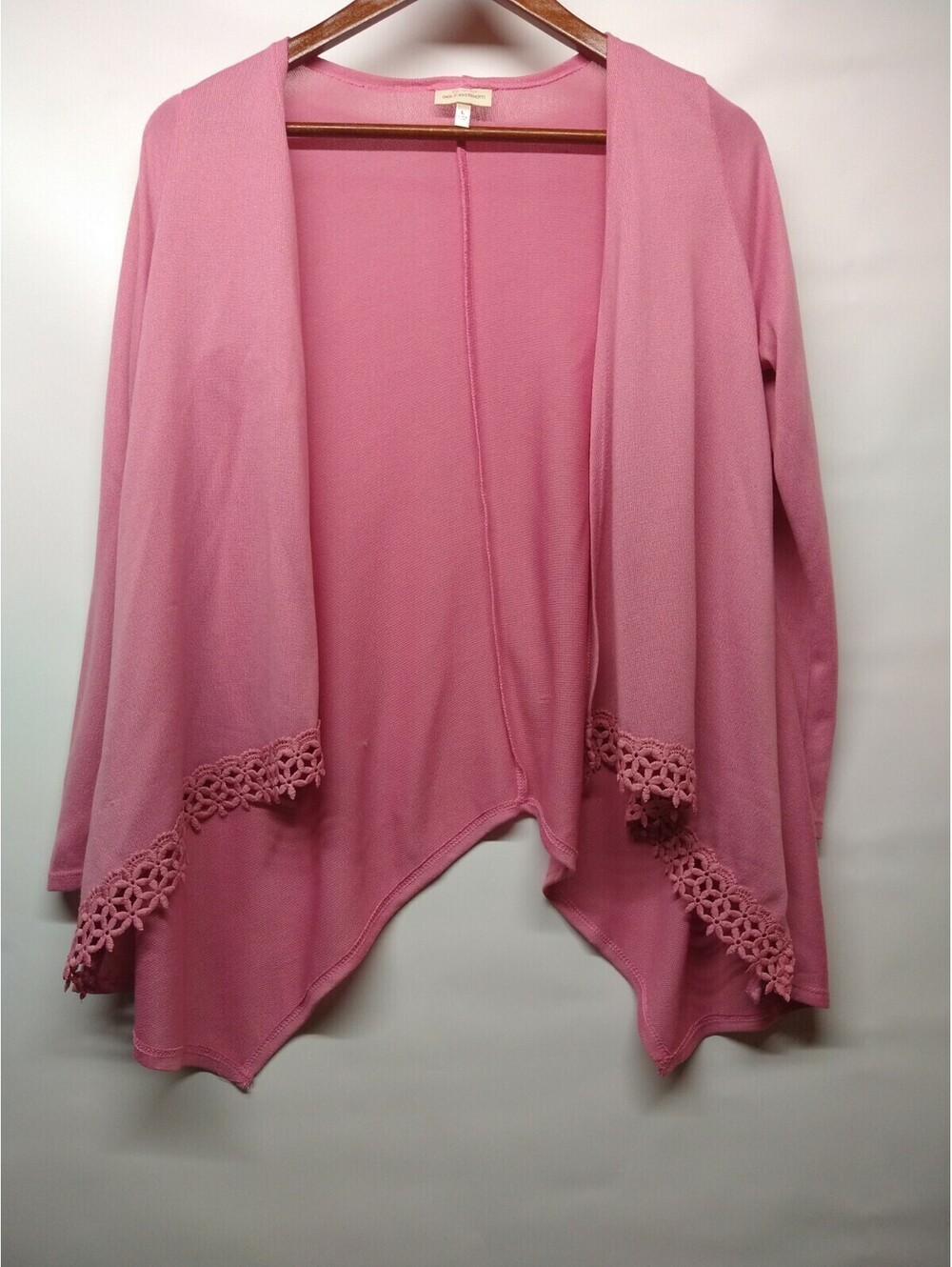 Self Esteem Girls Size Large Cardigan Pink 049